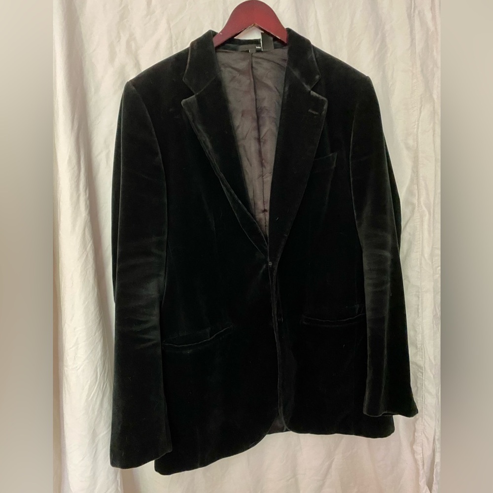 Zara Mens Velvet Style Blazer / Jacket